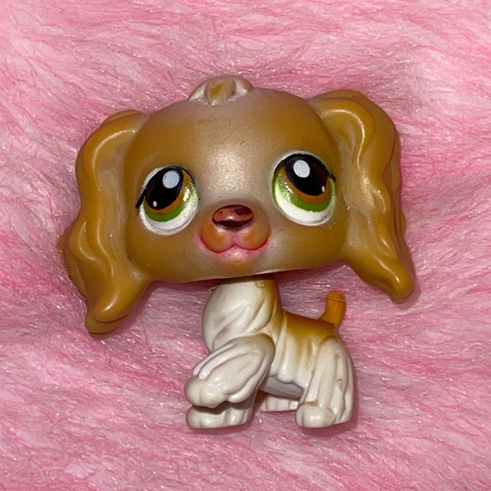 Littlest pet shop LPS 79 cocker spaniel dog HASBRO toy figure authentic Y2K